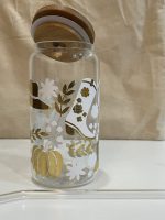 Happy Fall Y’all, Can Glass, Trendy, Coffee Mug - Image 3