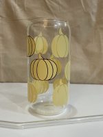 Hand Picked Pumpkins, Fall, Can Glass